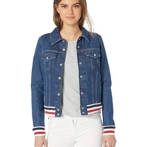 NWT Levi's Original RibTrim Trucker Denim JacketXL